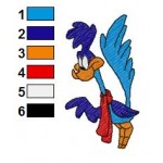 Looney Tunes Road Runner 02 Embroidery Design